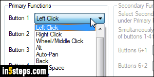 Customize Evoluent vertical mouse buttons - Step 4