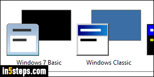 Disable Aero in Windows 7 - Step 2