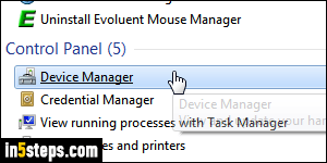 Disable fingerprint reader in Windows 7 - Step 2