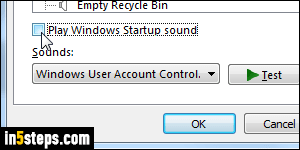 Disable sounds in Windows 7 - Step 5