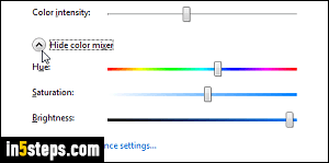 Disable transparent glass in Windows 7 - Step 4