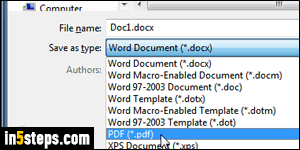 Get PDF print driver for Windows 7/8/10 - Step 3