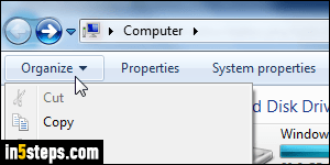 Hide checkboxes in Windows Explorer - Step 2