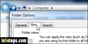 Hide checkboxes in Windows Explorer - Step 3