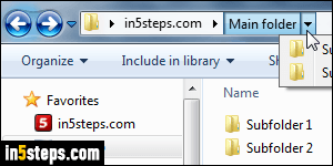 Hide folder / show hidden folders - Step 3