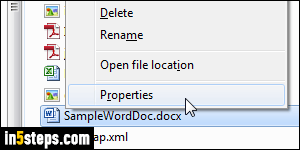 Make file read-only - Step 3