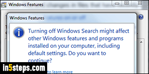 Make Windows search faster - Step 2