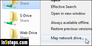 Map network drive - Step 3