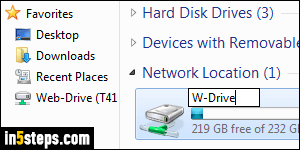 Map Network Drive Step 6 