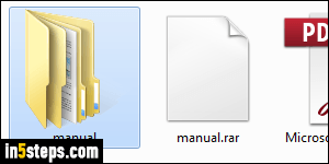 Open RAR files on Windows - Step 5