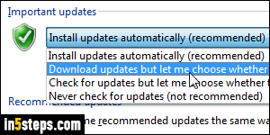 Prevent Windows Update reboot - Step 5