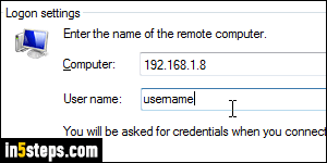 Remotely connect to other PC - Step 4