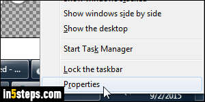 Resize / move taskbar in Windows 7/8 - Step 5