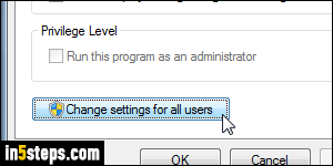 Run program as different user / administrator - Step 5