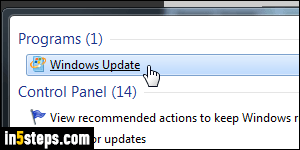 Uninstall Windows Updates - Step 2