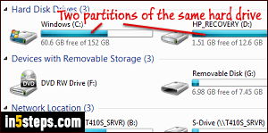 Windows primary drive / partition - Step 1