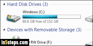Windows primary drive / partition - Step 4
