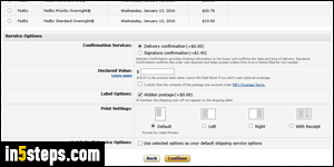 Buy shipping + print labels on Amazon - Step 6