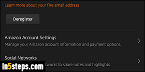 Change Amazon email address - Step 2
