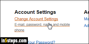 Change Amazon email address - Step 4