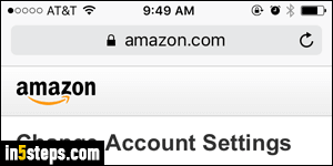 change email account on amazon