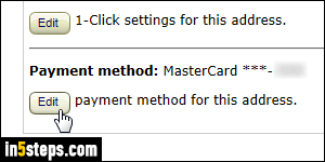 Change Amazon credit card - Step 3