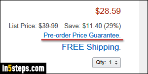 Remove items from Amazon cart - Step 6