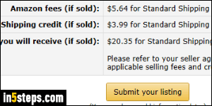 Setup Amazon seller account - Step 1
