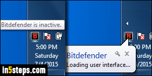 Login to Bitdefender Free - Step 1