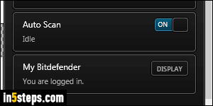 Login to Bitdefender Free - Step 4