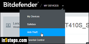 View PCs protected by Bitdefender - Step 5