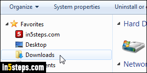 Change download location in Firefox - Step 1