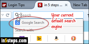 Change Firefox default search - Step 4