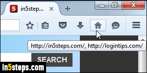 Change homepage in Firefox - Step 4