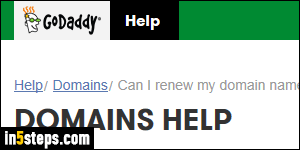 Cancel GoDaddy domain auto-renewal - Step 6