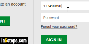 Change GoDaddy login - Step 1