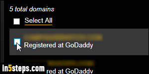 Disable privacy protection in GoDaddy - Step 5