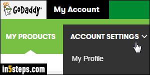 View all GoDaddy domains billed - Step 3