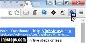 Add a tab menu to Chrome - Step 6