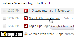Automatically restore Chrome tabs - Step 3