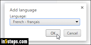 Change Chrome language - Step 3