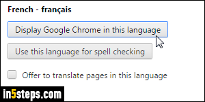 Change Chrome language - Step 4