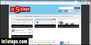 Copy Chrome tabs URL and title - Step 1