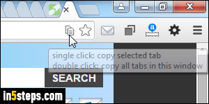 Copy Chrome tabs URL and title - Step 3