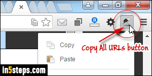 Copy Chrome tabs URL and title - Step 4