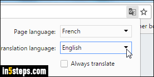 Disable Google Translate in Chrome - Step 6