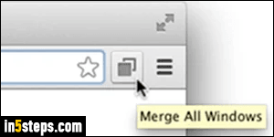 Merge Chrome windows - Step 3