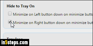 Minimize Chrome to the tray - Step 5