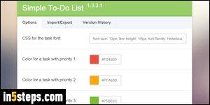 Simple Todo List extension - Step 5