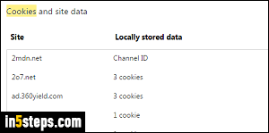 View cookies in Chrome - Step 1